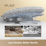 Load image into Gallery viewer, robot vacuum leaves floors cleaner with less residue and better results
