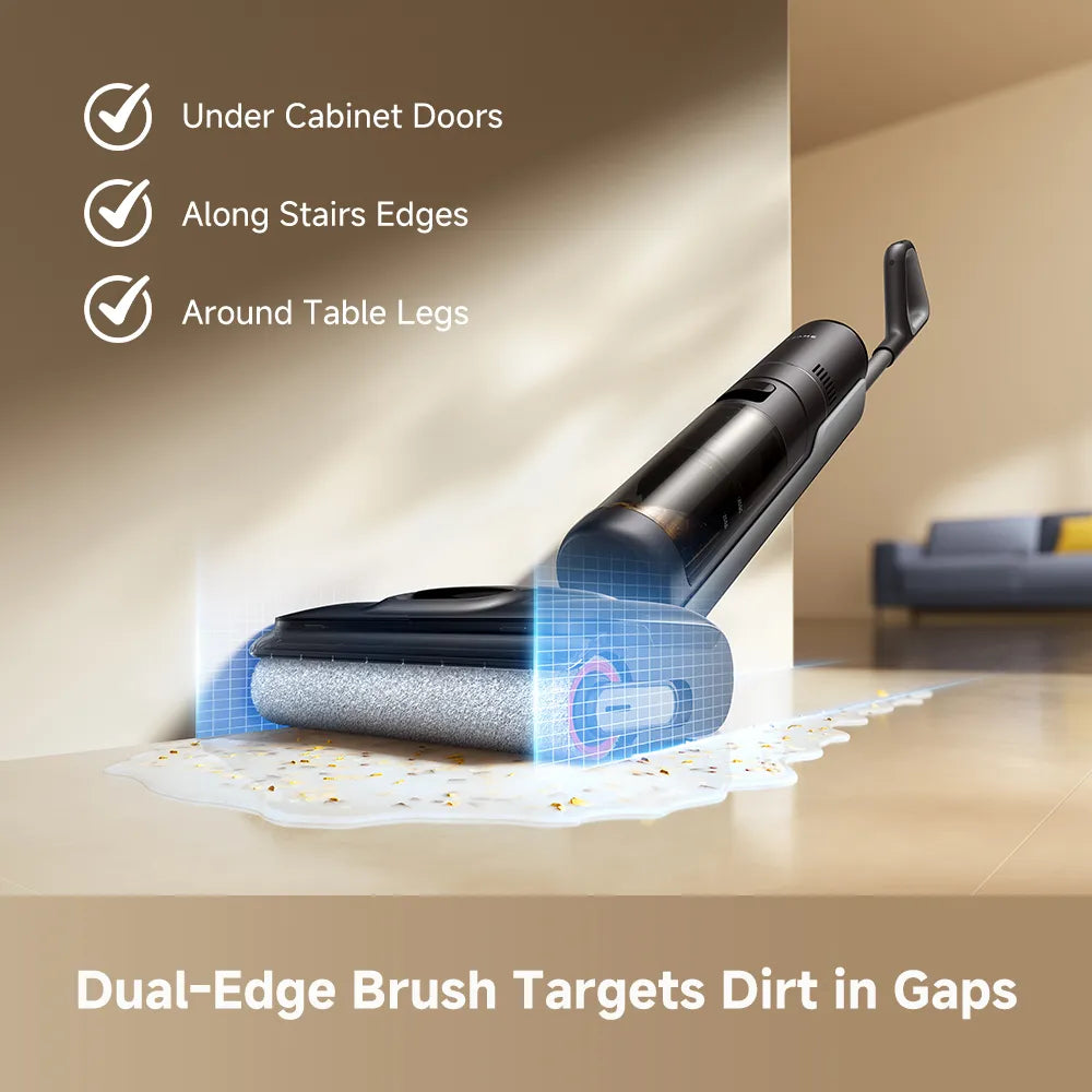 Dreame H12 GT Wet & Dry Vacuum Cleaner 21kPa Strong Suction Anti Tangle Easy Under Furniture Self Cleaning