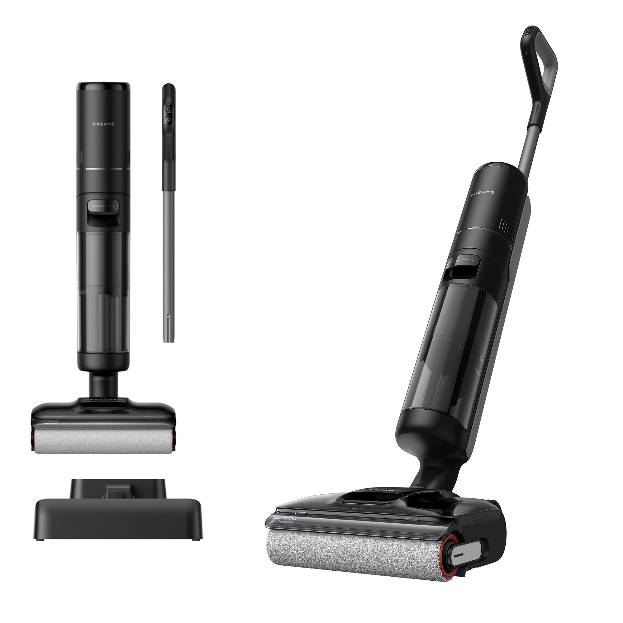 Dreame H12 GT wet and dry vacuum cleaner with accessories on white background