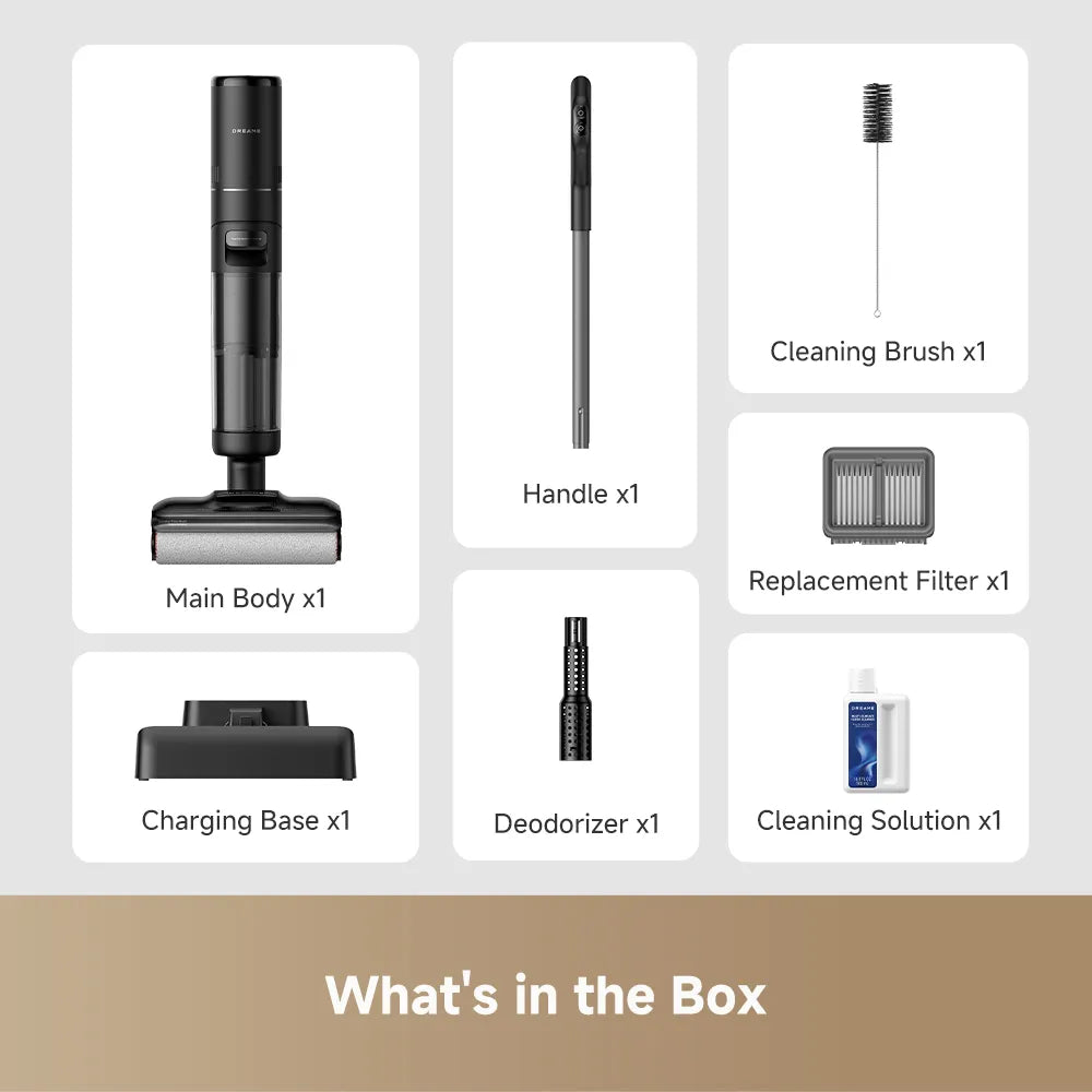 Dreame H13s FlexReach Wet Dry Vacuum Cleaner Strong Suction Easy Glide Smart Cleaning with Voice Alerts