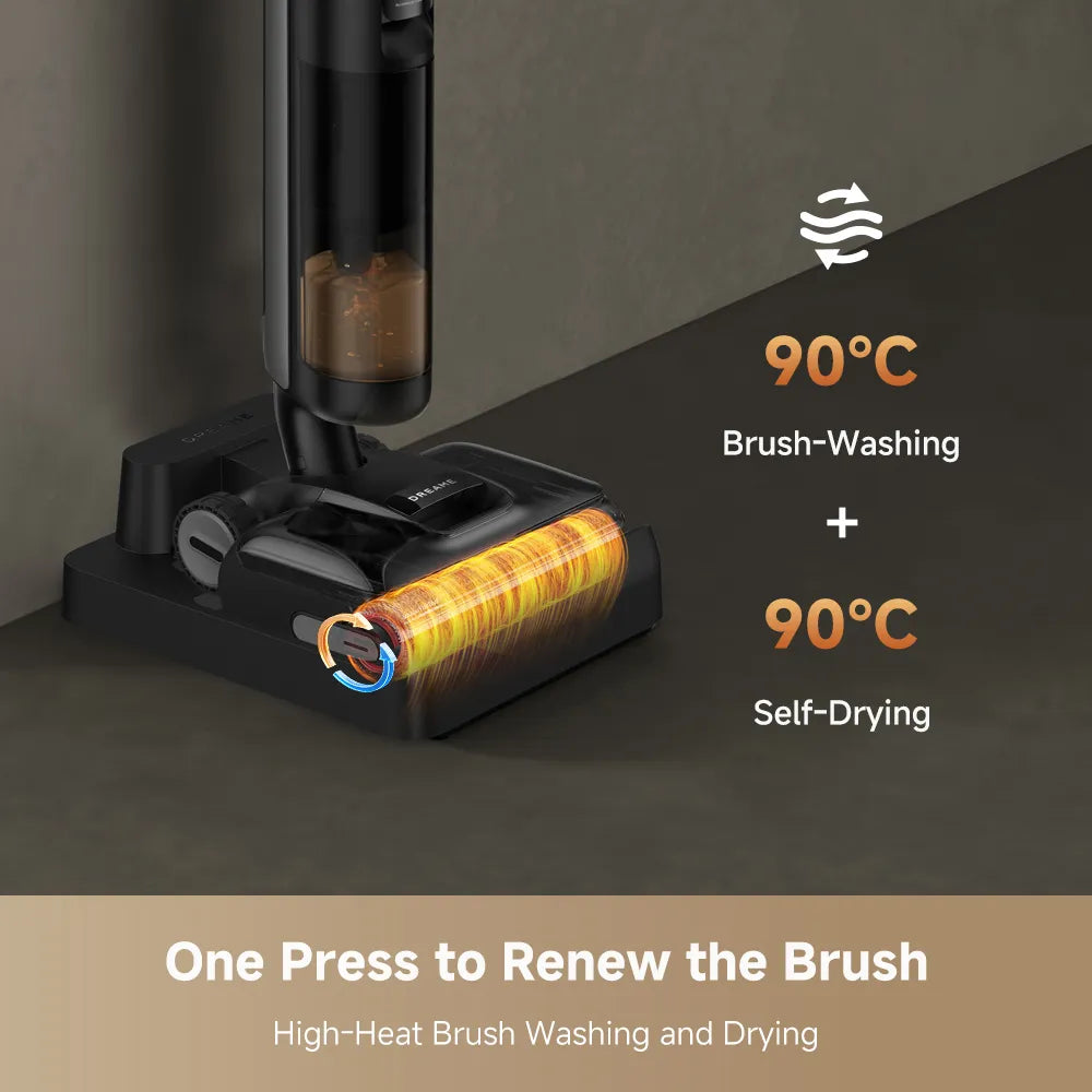 Dreame H13s FlexReach Wet Dry Vacuum Cleaner Strong Suction Easy Glide Smart Cleaning with Voice Alerts