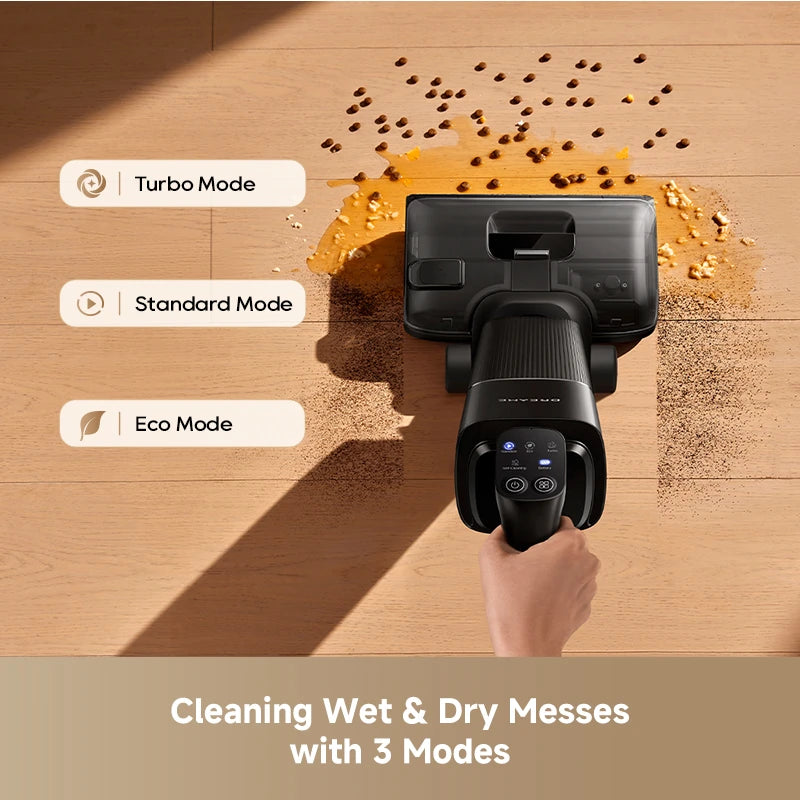 wet dry vacuum cleaner with three cleaning modes for different messes