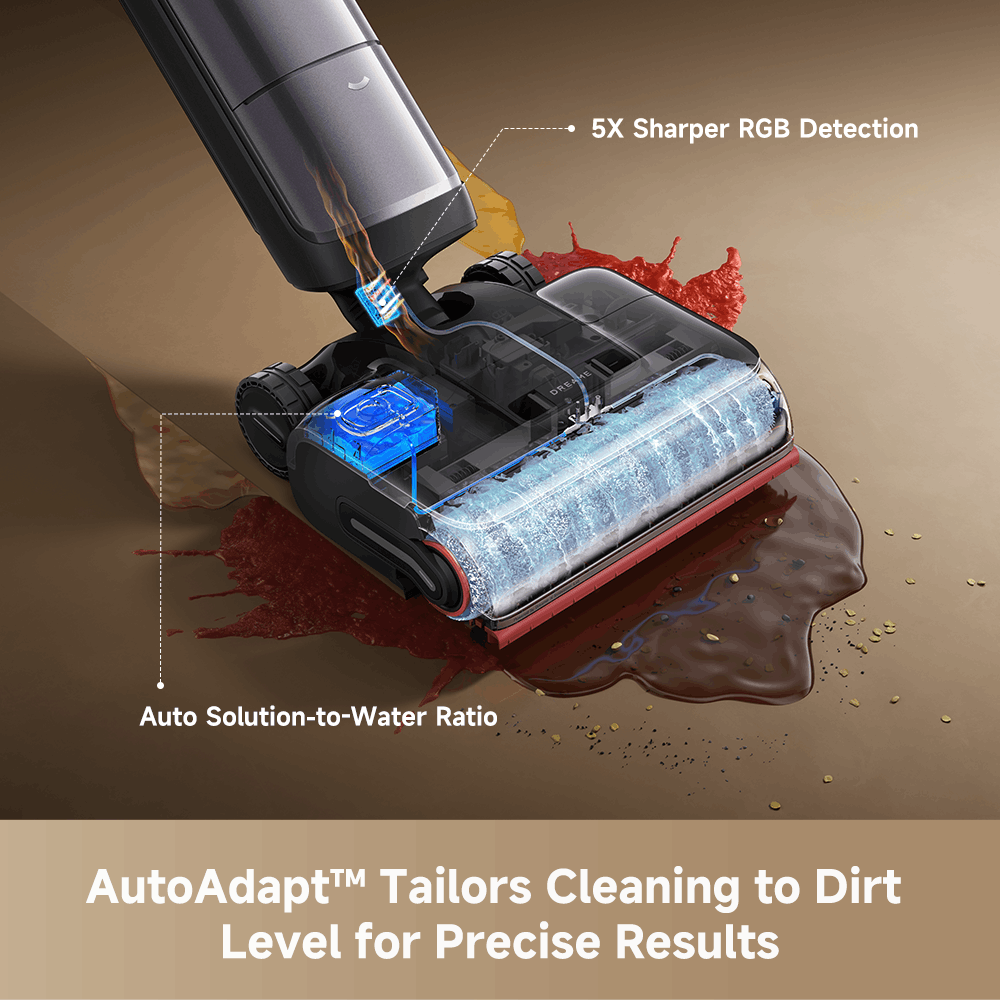 Dreame H16 Pro Steam Wet Dry Vacuum Cleaner Ultra Powerful Suction Baby and Pet Safe Multi Surface Cleaning