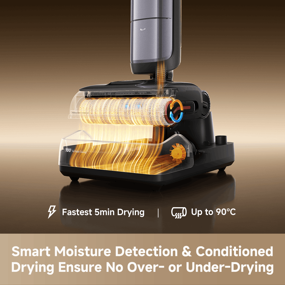 Dreame H16 Pro Steam Wet Dry Vacuum Cleaner Ultra Powerful Suction Baby and Pet Safe Multi Surface Cleaning