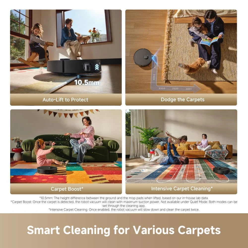 Dreame L10s Ultra Heat Robot Vacuum 25000Pa Strong Suction Hot Water Mop Deep Cleaning Edge Extend Auto Cleaning
