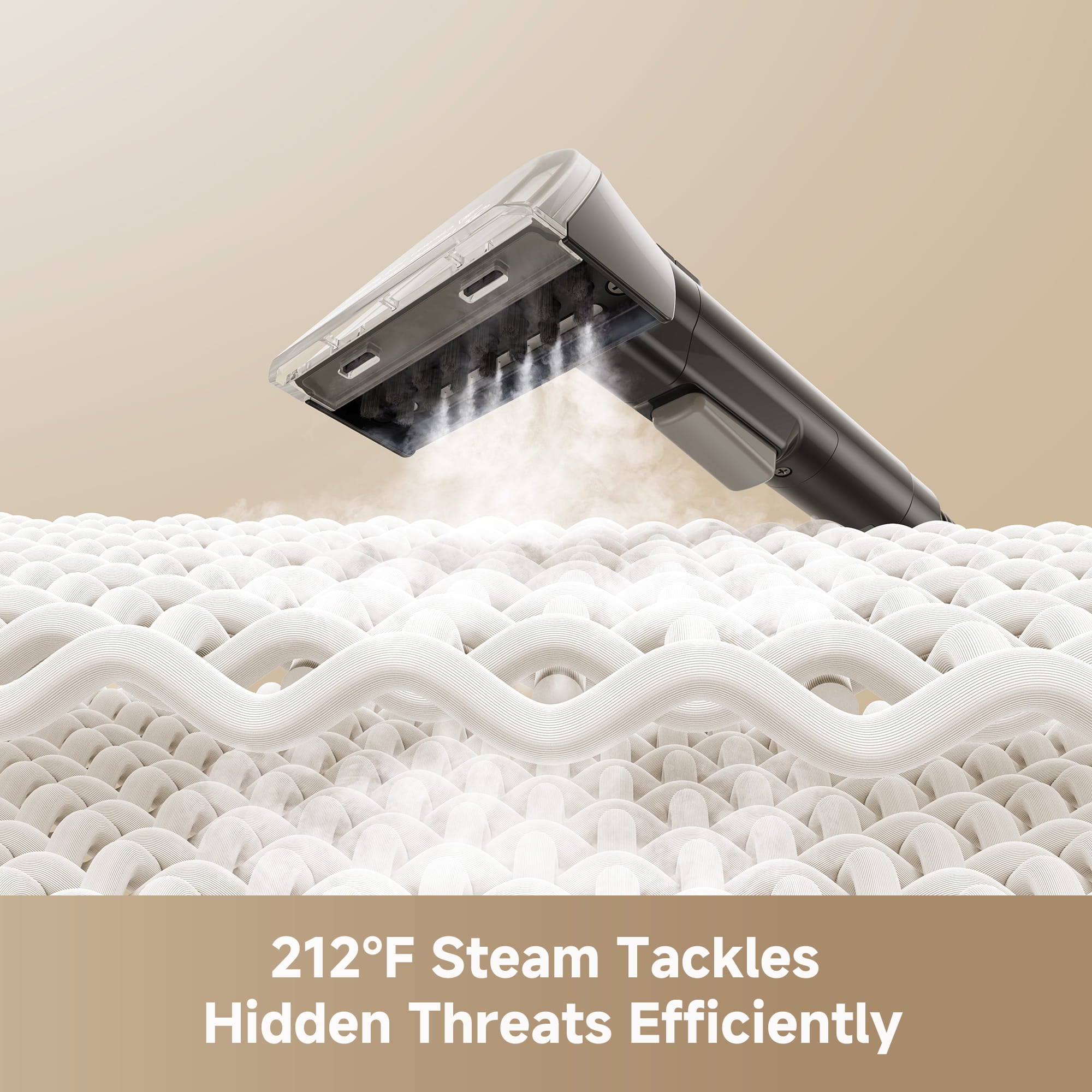 Dreame N20 Steam Cleaner 212°F high-temperature steam removes hidden dirt