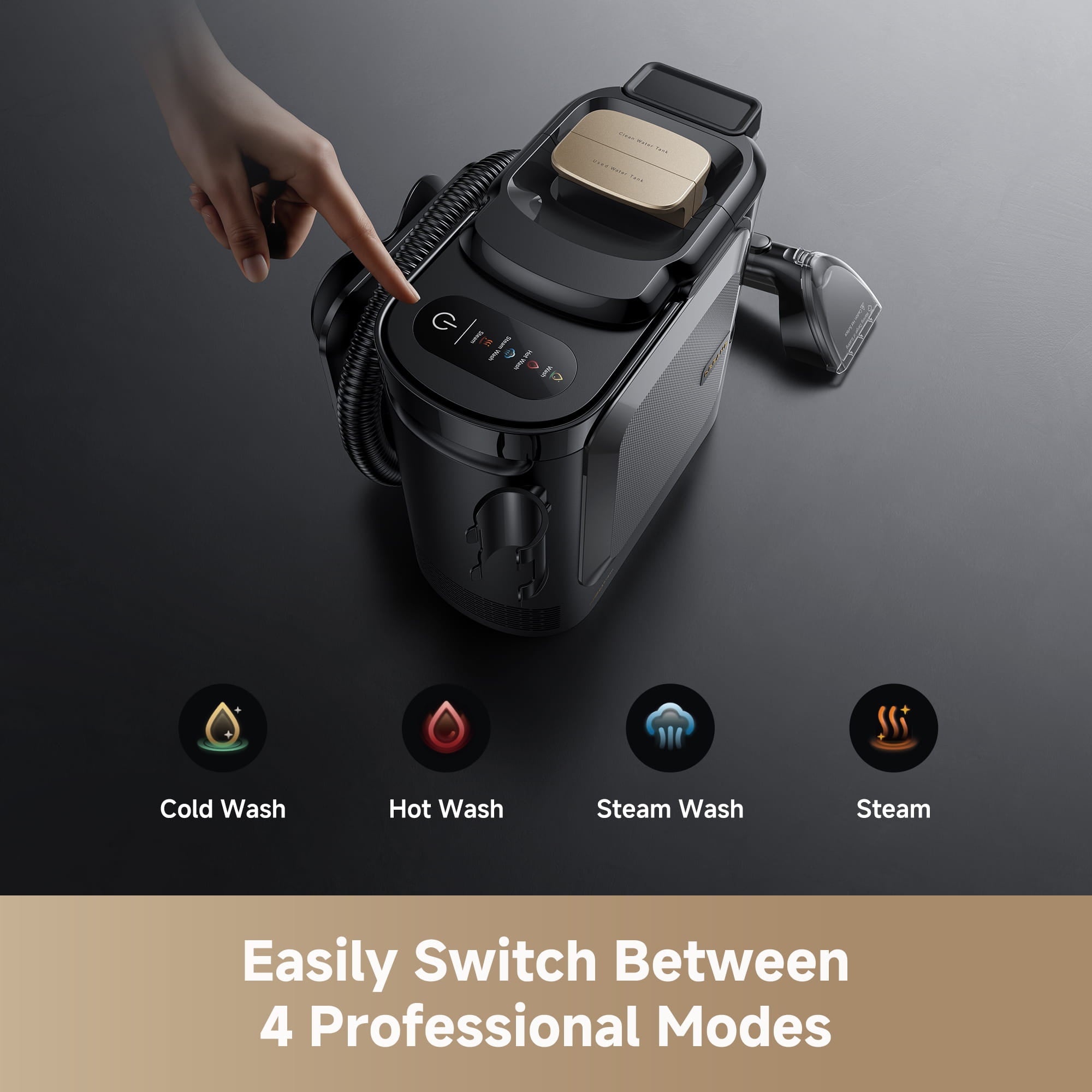 Dreame N20 Steam Cleaner with four cleaning modes for different tasks