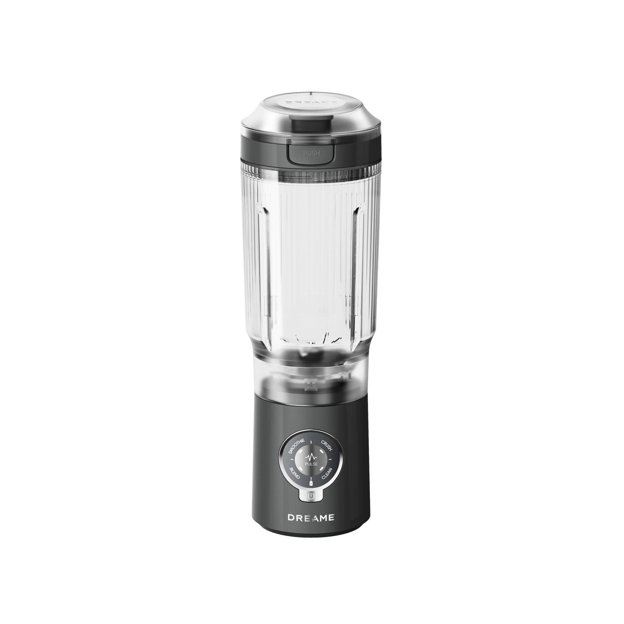 Dreame PB10 portable blender in gray with a sleek compact design on a white background
