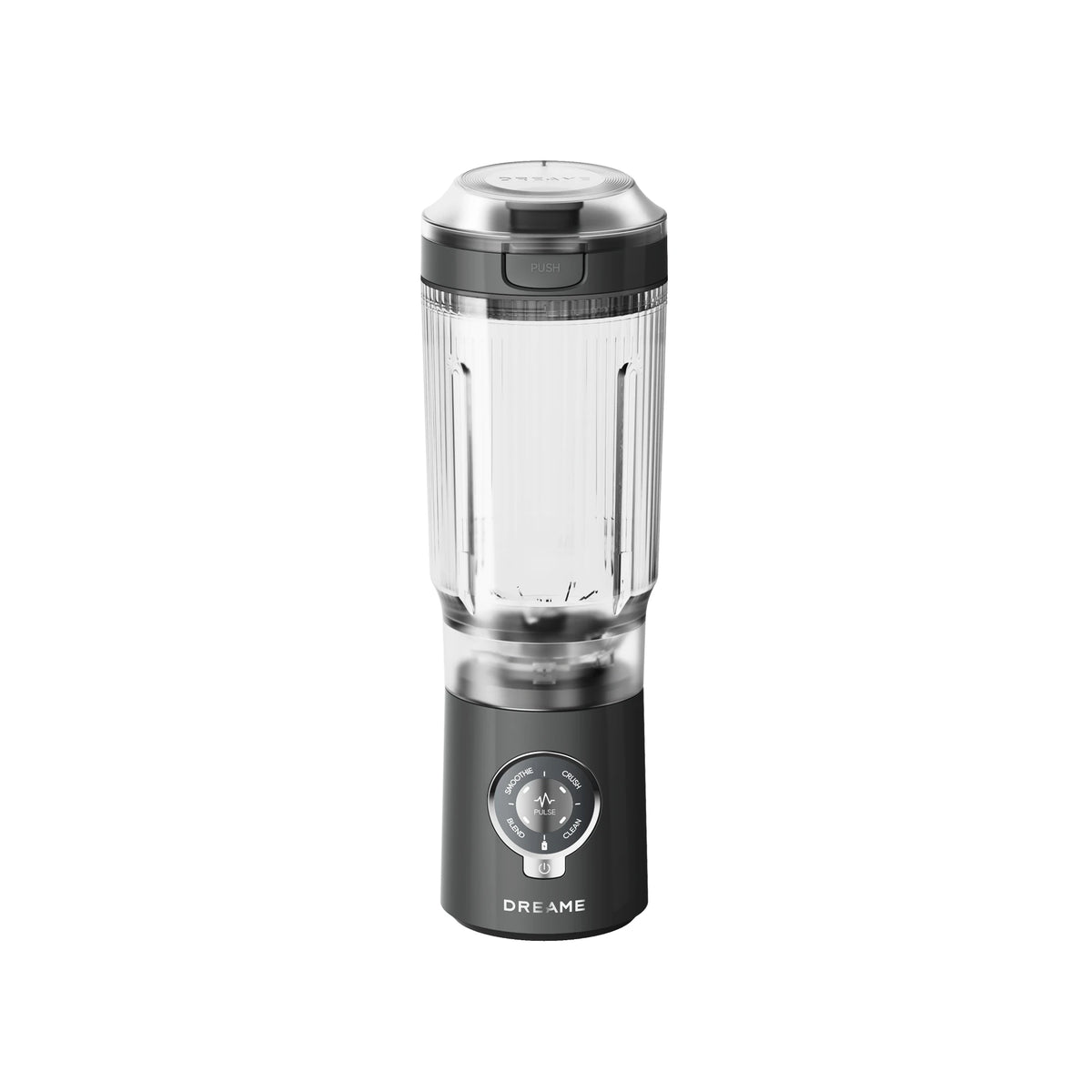 Dreame PB10 portable blender in gray with a sleek compact design on a white background