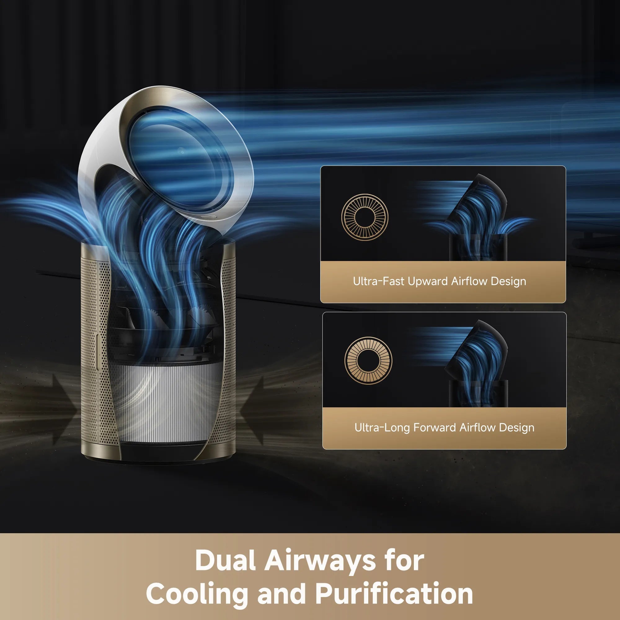 Dreame PM10 Air Purifier for Home Removes Dust Smoke Odor with Smart Control and Powerful Filtration