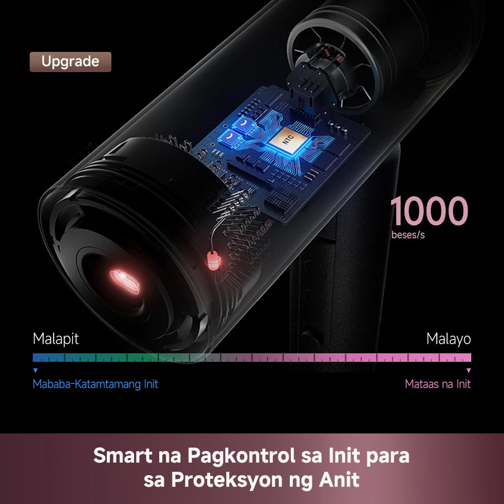 Smart heat control technology maintains a stable temperature to protect the scalp and reduce heat damage