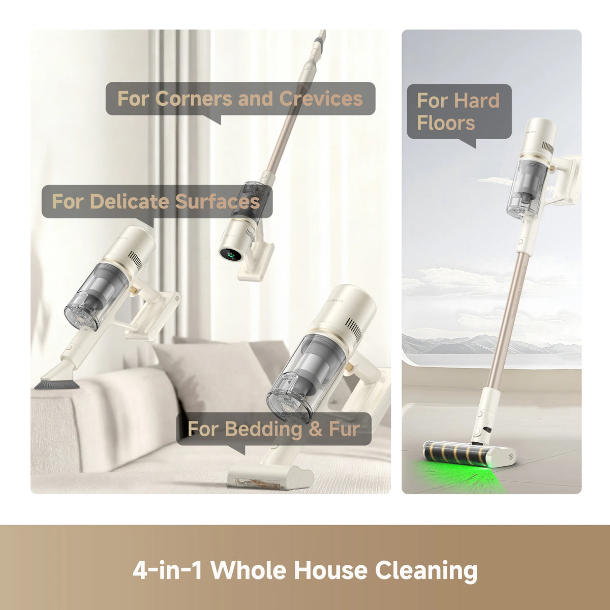 Dreame S20 Station Mini 4-in-1 cordless vacuum for whole house cleaning