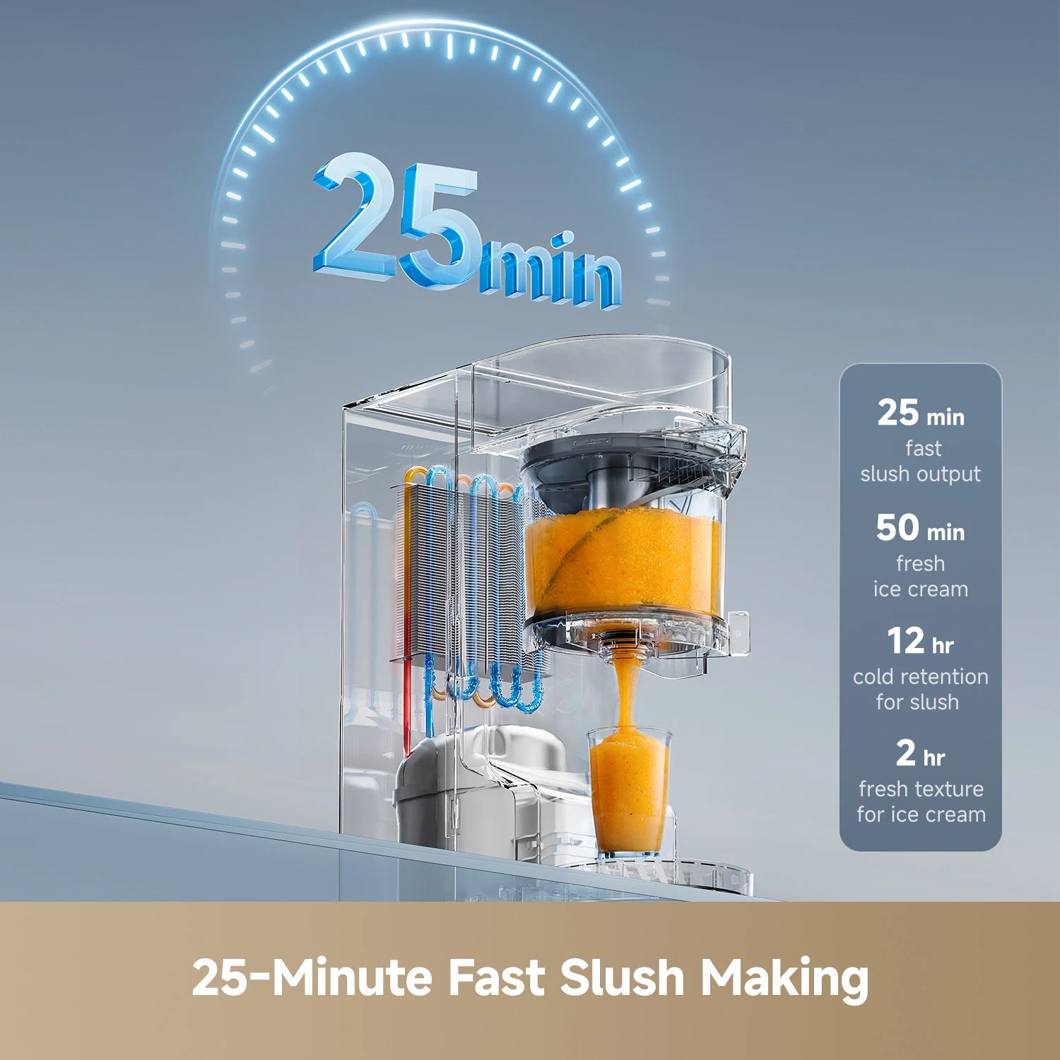 Dreame SLM60 slush maker prepares refreshing slush drinks in as little as 25 minutes