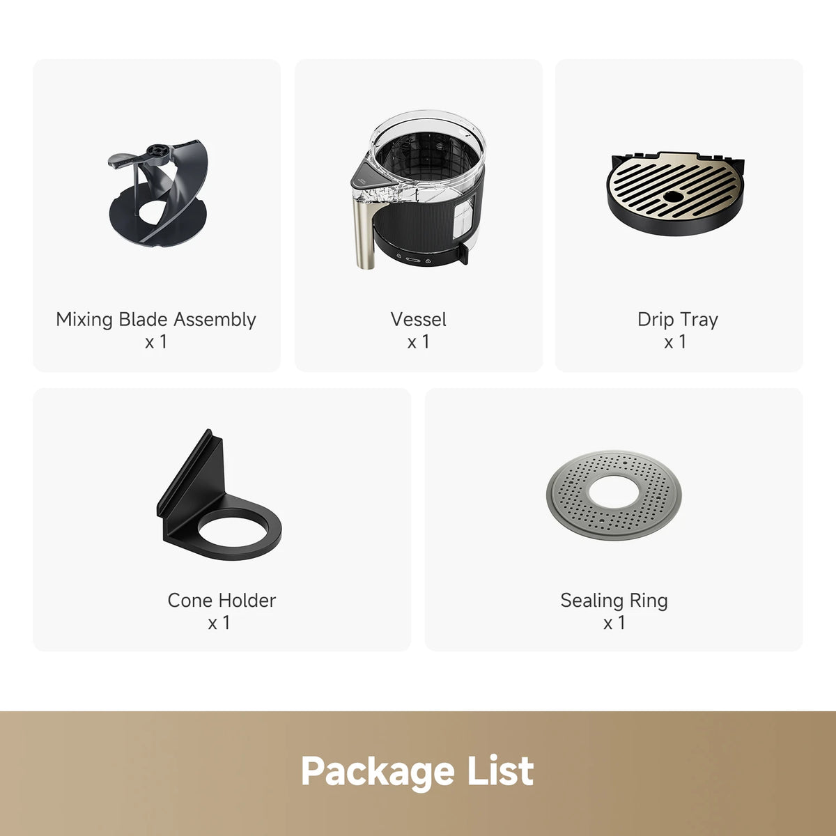Dreame SLM60 slush maker package includes the appliance and essential accessories for use