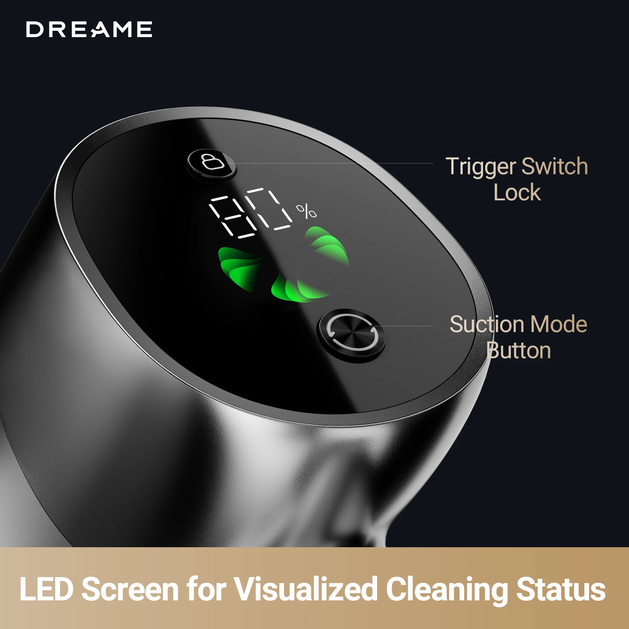 Dreame V16 Pro Cordless Stick Vacuum 27KPA Suction Pet friendly 85-min Runtime Green Detection