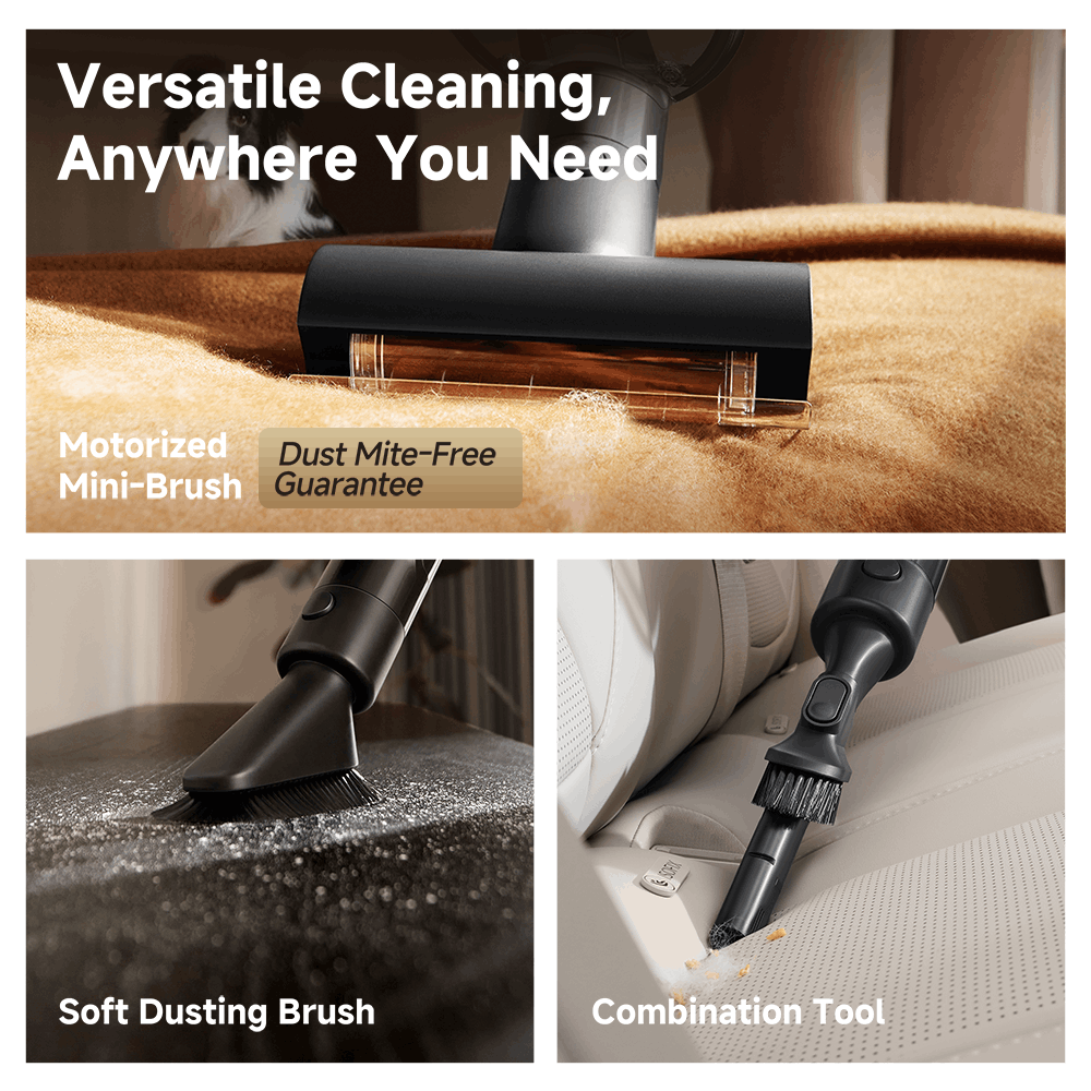 versatile cordless vacuum cleaner for floor carpet sofa and multi-surface cleaning