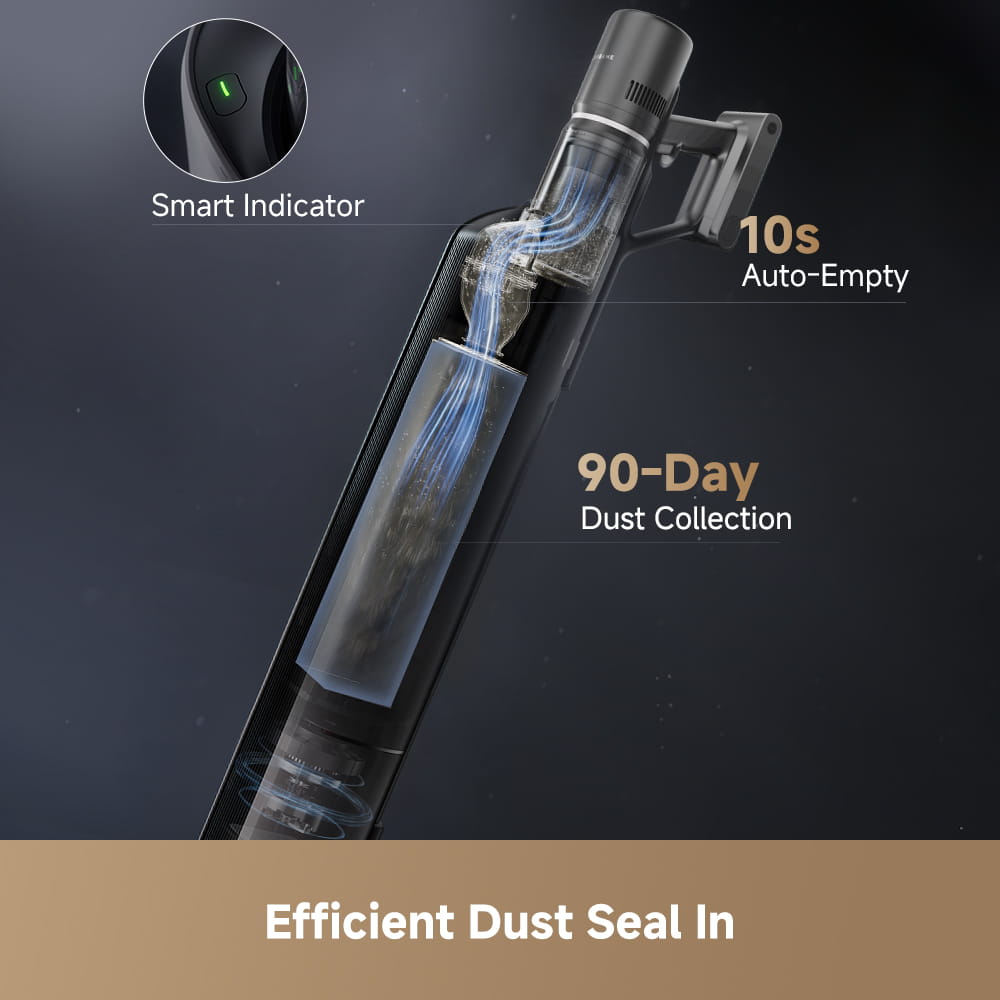 Dreame Z10s Station Stick Vacuum Cleaner 150AW Cordless Auto Dust Collection Easy Home Cleaning