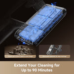 Load image into Gallery viewer, cordless vacuum cleaner with up to 90 minutes runtime for uninterrupted cleaning
