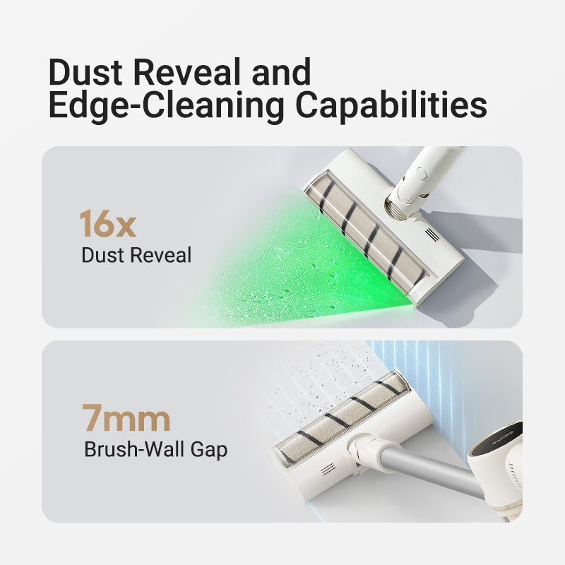 Dreame V10S Cordless Stick Vacuum Cleaner 20kPa Suction Lightweight Green Detection Pet Hair Vacuum